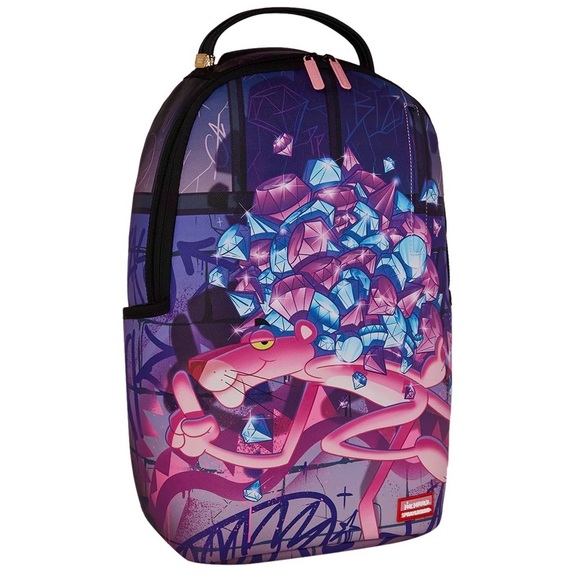 Sprayground Pink panther diamond backpack